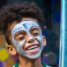 Fard de maquillage enfant à l'eau - Gris argenté