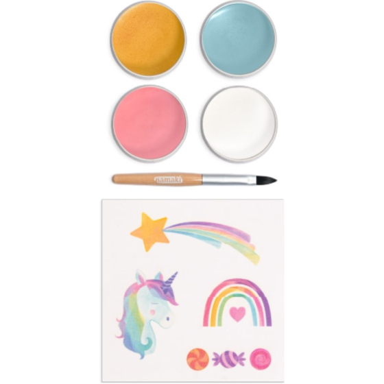 Kit de maquillage 4 couleurs - Licorne