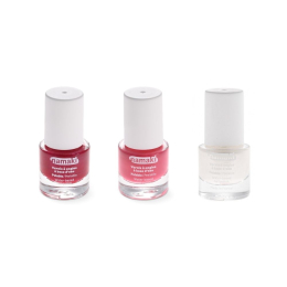 Coffret 3 vernis pelables enfant Sorbets Fruités + lime