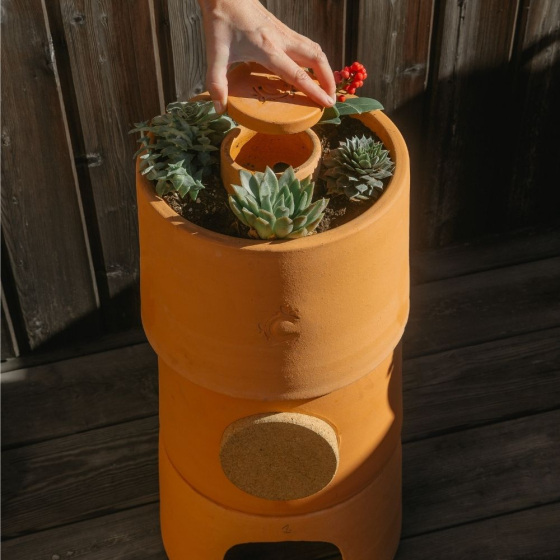 Pot de fleurs Composteur - 15 litres
