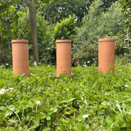 Lot de 3 Olla en terre cuite - 15 cm 1.2 litres