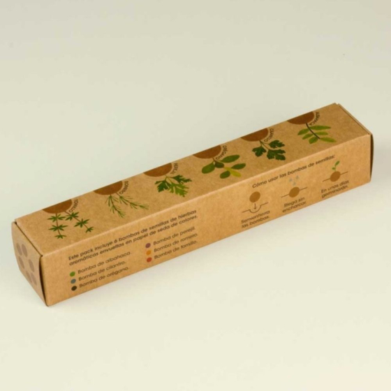 Pack de 6 bombes de graines aromatiques