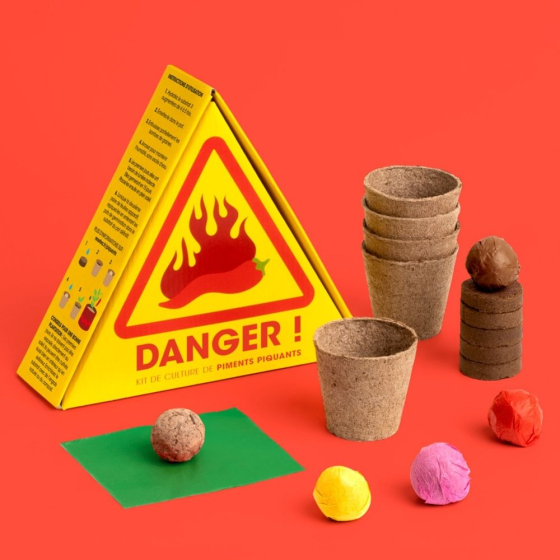 Kit de culture de piments piquants – Danger !