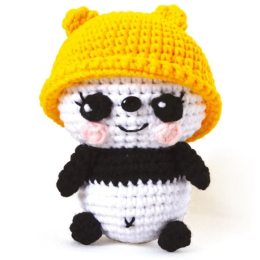 Kit Minigurumi - Panda