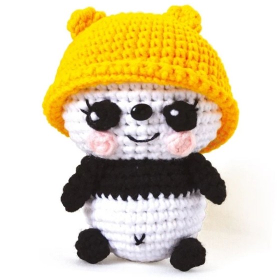 Kit Minigurumi - Panda