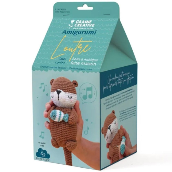 Kit Amigurumi - Loutre Musicale