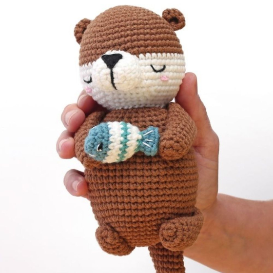 Kit Amigurumi - Loutre Musicale