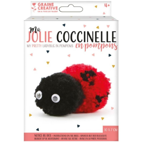 Kit Pompons - Coccinelle