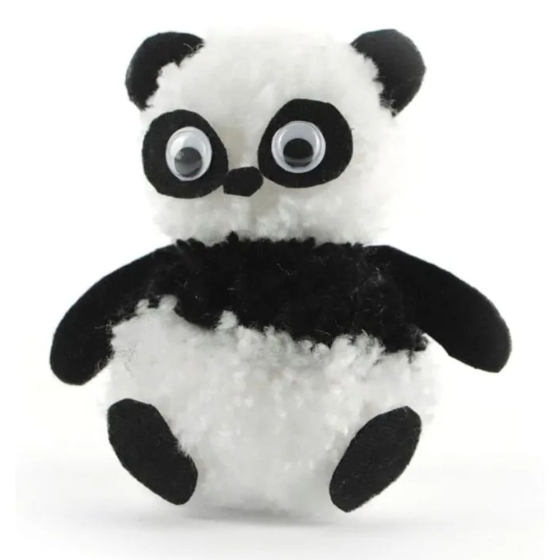 Kit Pompons - Panda