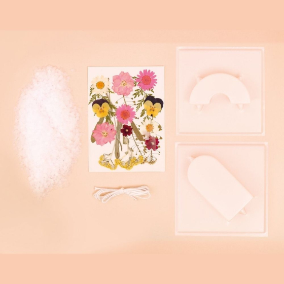 Coffret DIY - 2 Bougies Prairie Fleurie