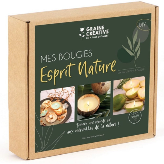 Coffret DIY - Bougies Esprit Nature