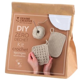 Kit Crochet - Éponges Réutilisables Zéro Déchet