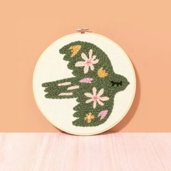 Kit Punch Needle - Oiseau