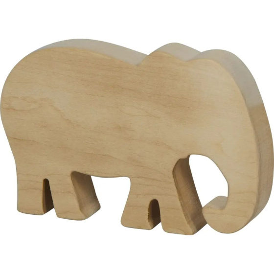 Kit Gravure animaux en bois - 13 x 6 cm