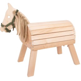 Cheval en bois, version compact