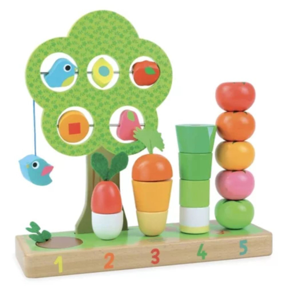 J'apprends à compter les légumes
