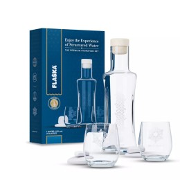 Coffret cadeau Flaska Carafe Vodan + 2 verres Emoto