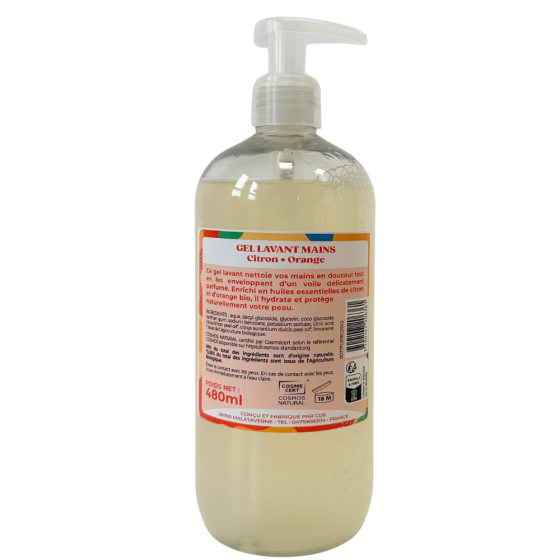 Gel lavant mains citron pamplemousse - 480 ml