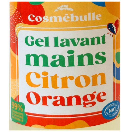 Gel lavant mains citron orange - 480 ml