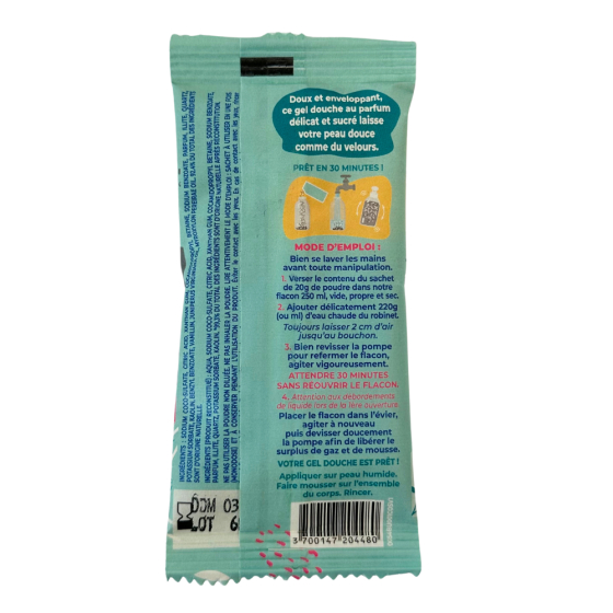 Gel douche à diluer douceur velours - 20 g