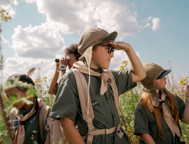 Observation par des enfants