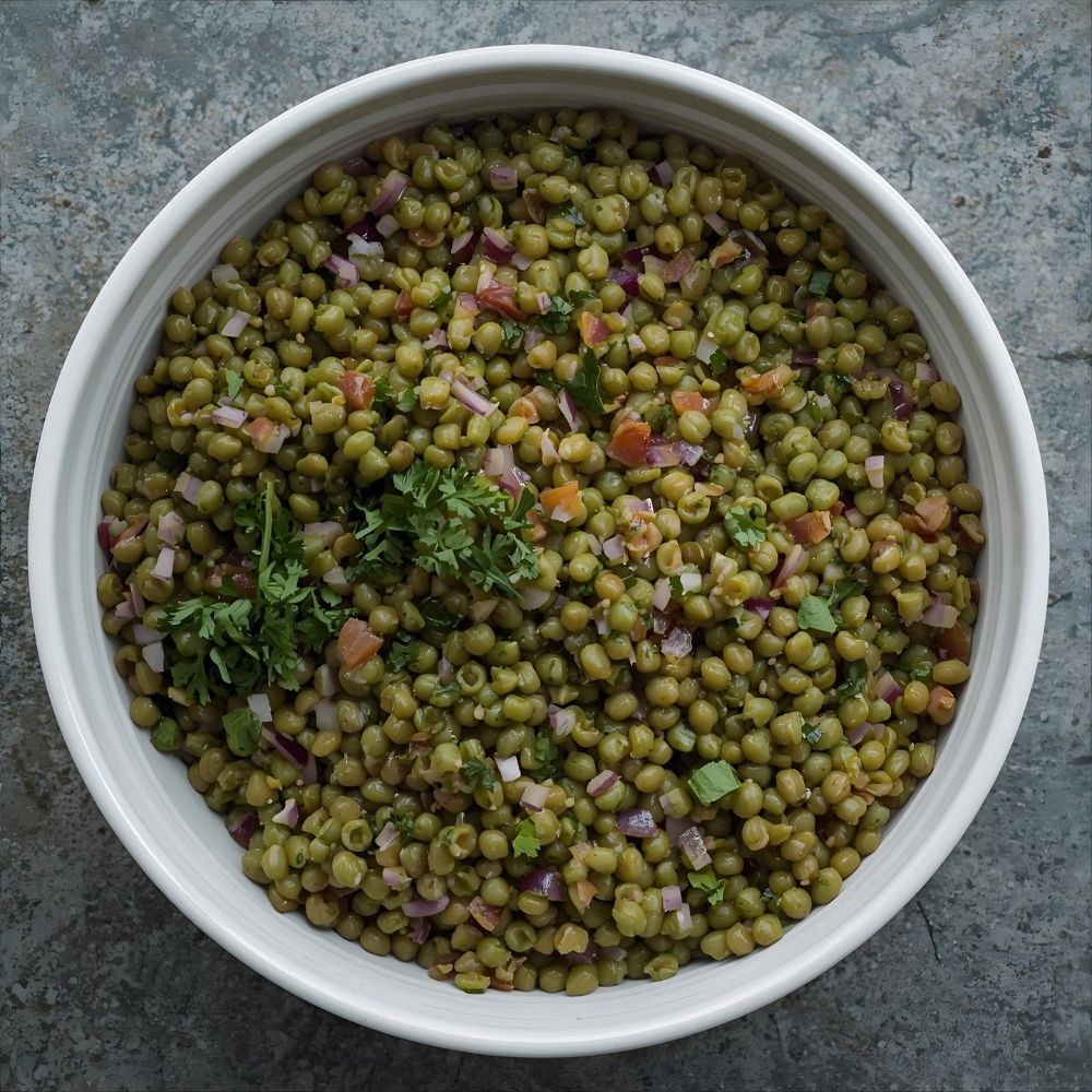 Salade de lentilles vertes 